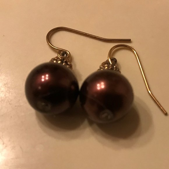 BUndle Handmade in USA Necklace pearls+earrings - Picture 2 of 6